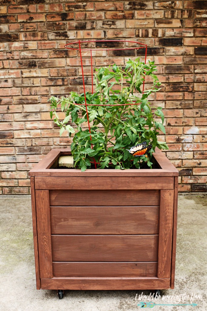 DIY Flower Planter Box.