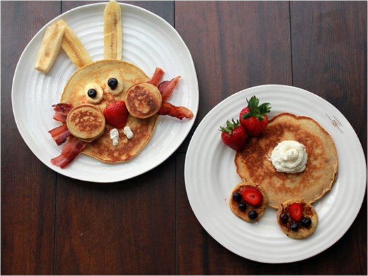 Easter Bunny Pancake Breakfast.