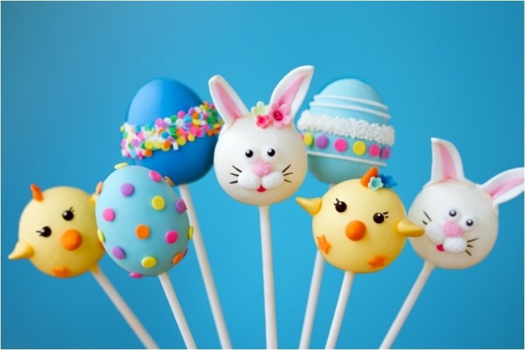 Easter Cake Pops.