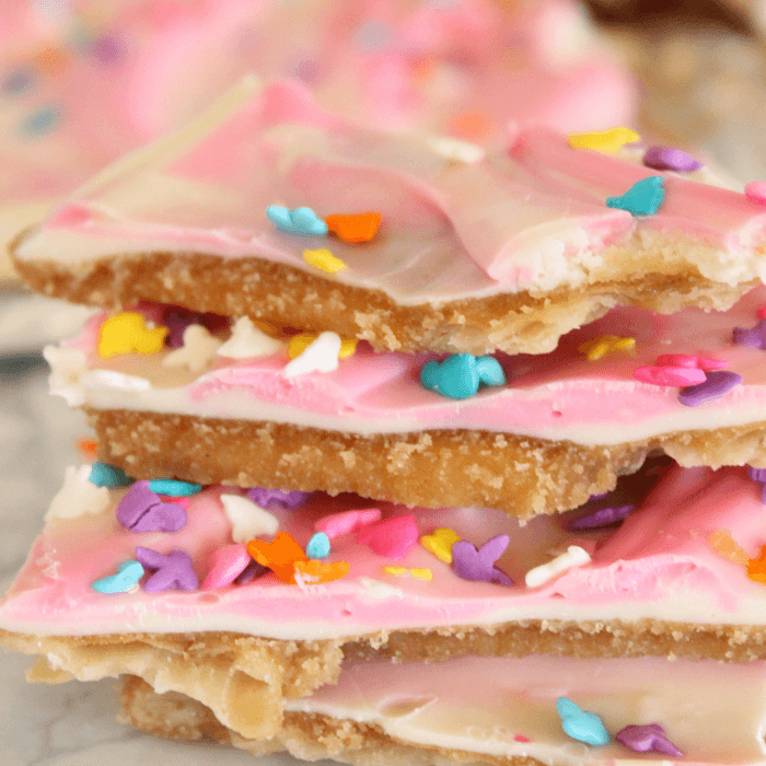 Easter Crack White Chocolate Toffee.