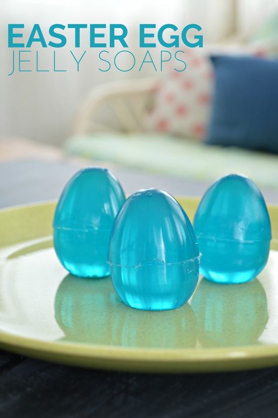 Easter Egg Jelly Soaps.
