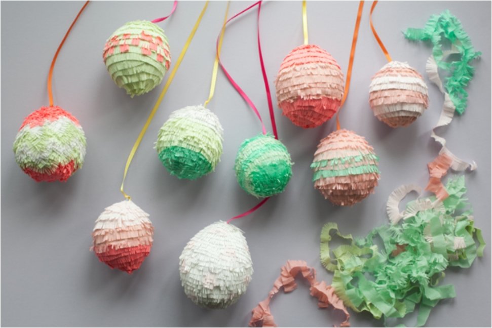 Easter Egg Pinatas.