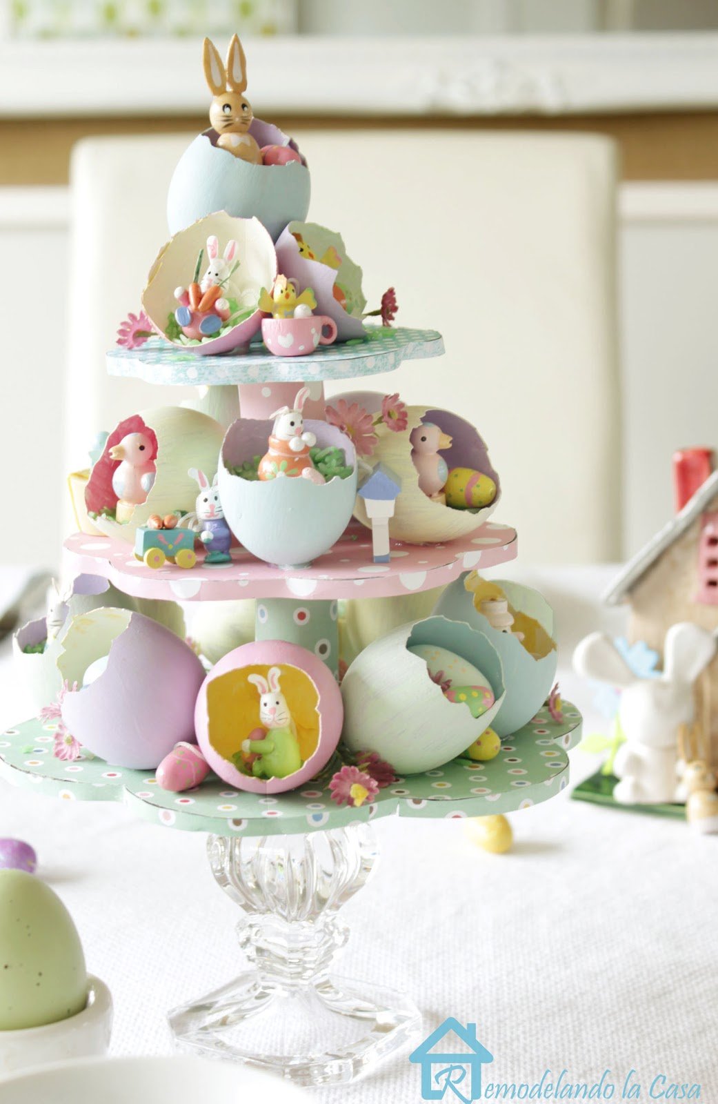 Easter Egg Tree Centerpiece.