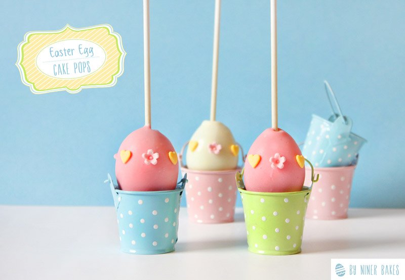 Easter Eggs Cake Pops.