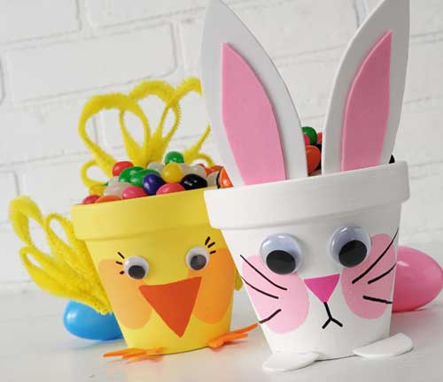 Easter Flower Pots.