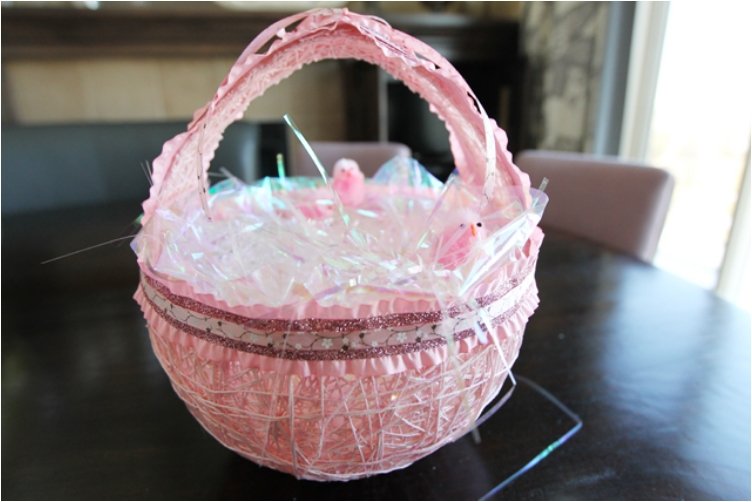 Easter Twine Baskets.
