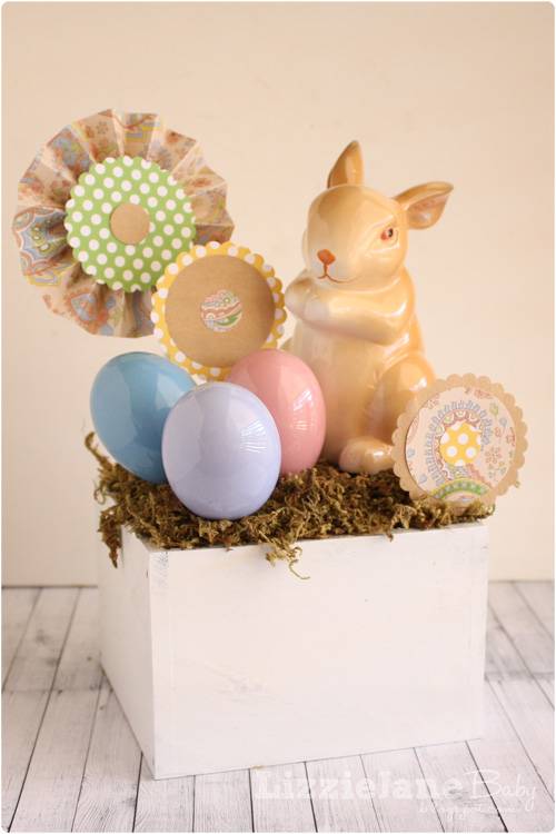 Easy Easter Bunny Centerpiece.