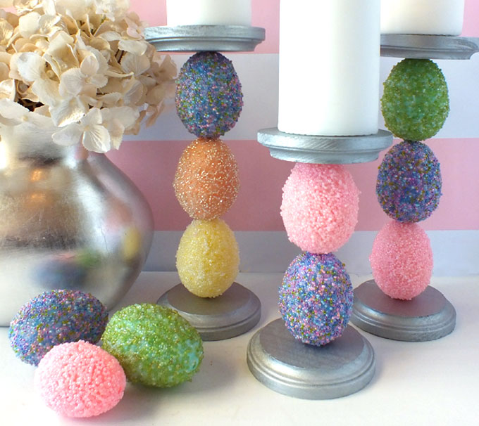 Egg Candle Holders.