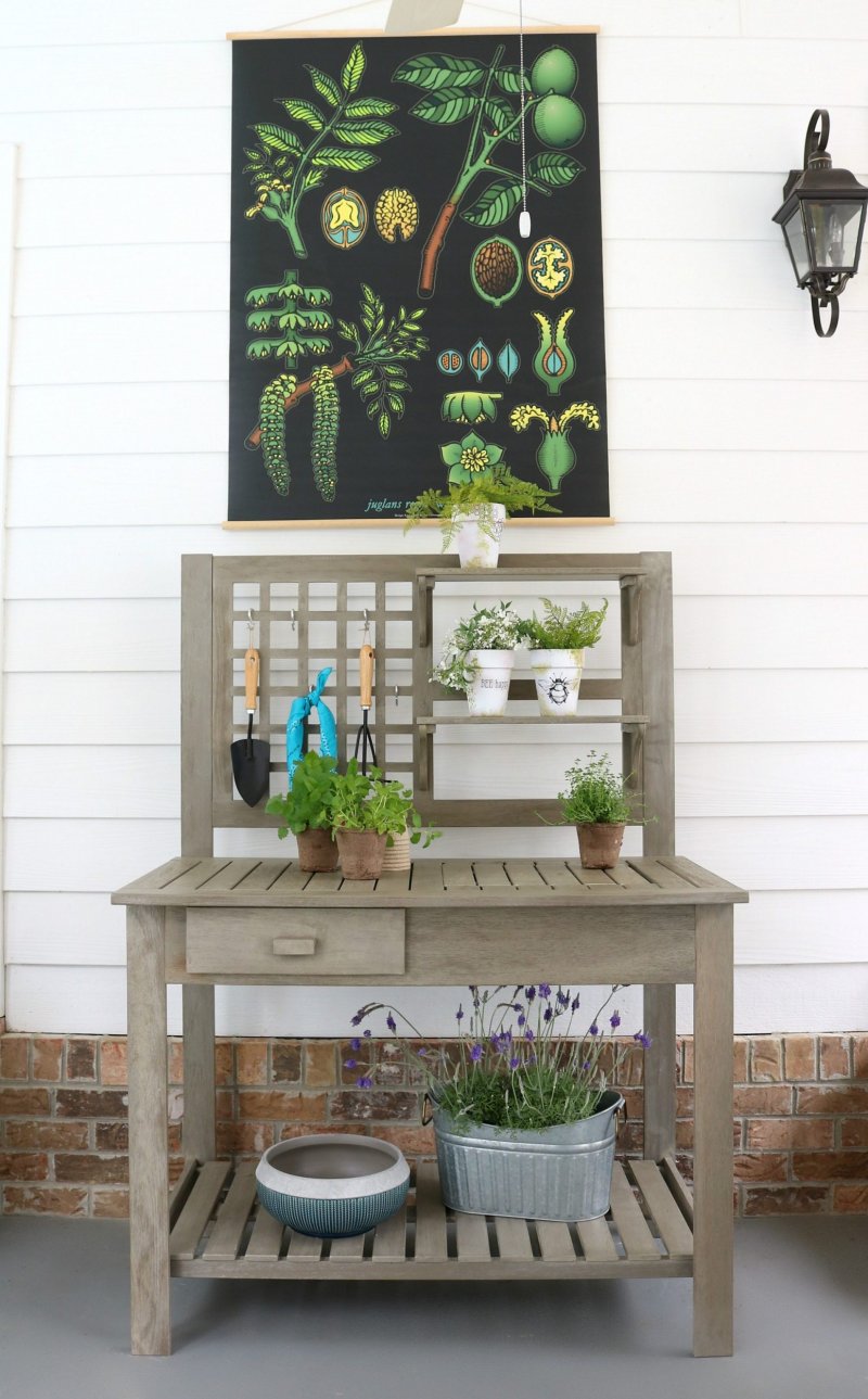 Farmhouse Potting Bench.