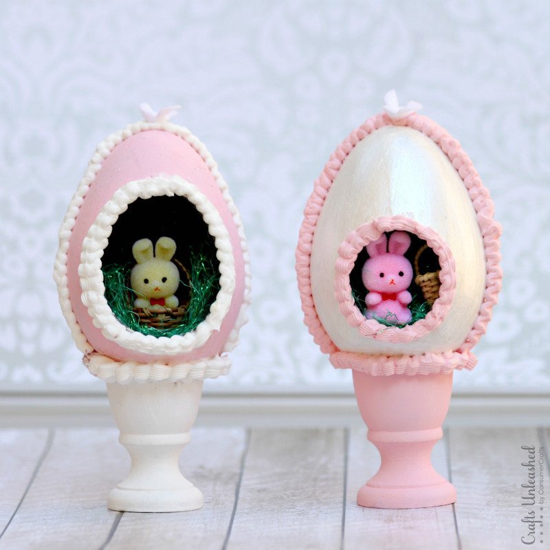 Faux Sugar Egg Easter Decor.