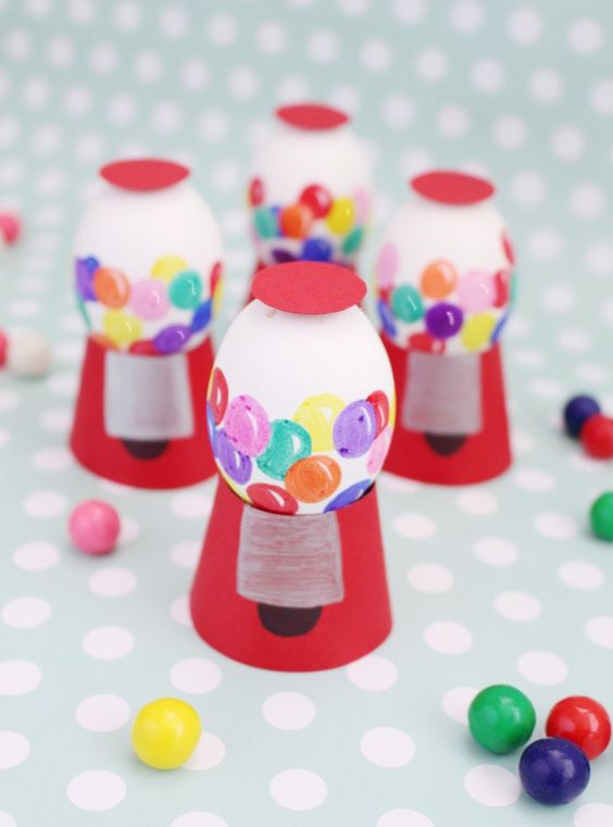 Gumball Machine Easter Eggs.