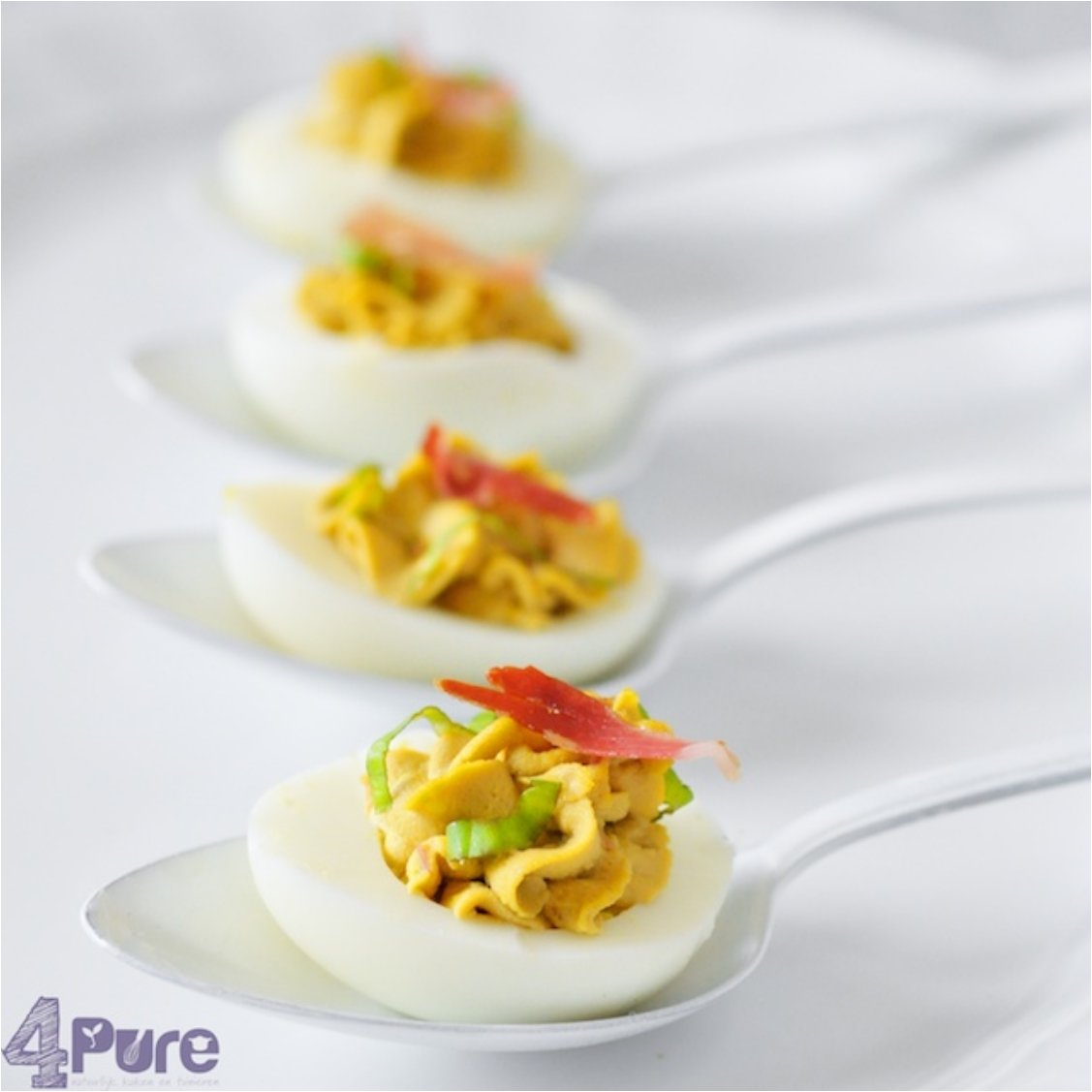 Italian Flavored Deviled Eggs.