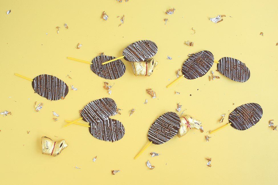Milk Chocolate And Milo Easter Pops.
