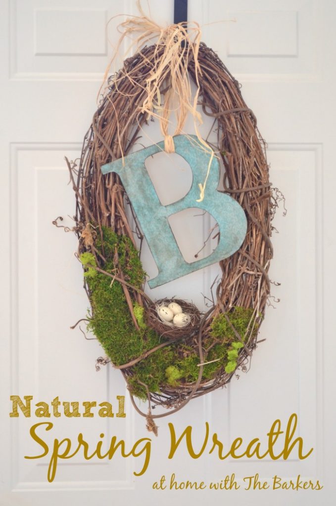 Natural Spring Wreath.