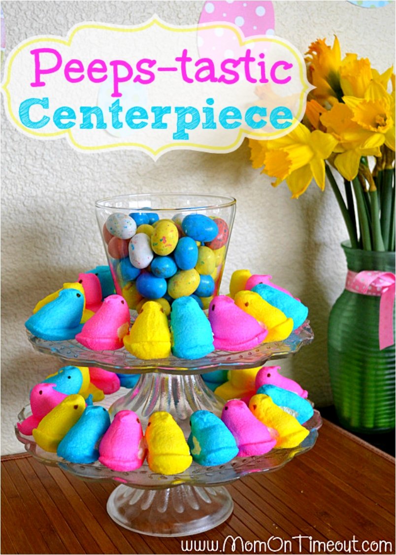 Peeps Easter Centerpiece.