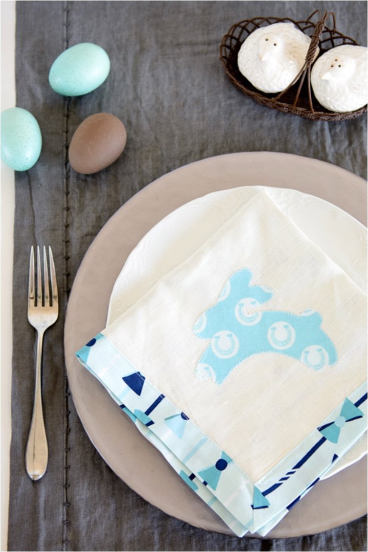 Sew A Set of Easter Napkins.