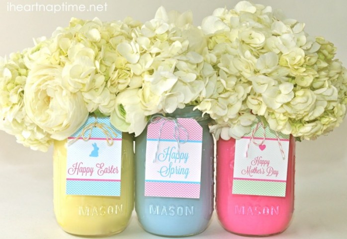 Spring Mason Jars.