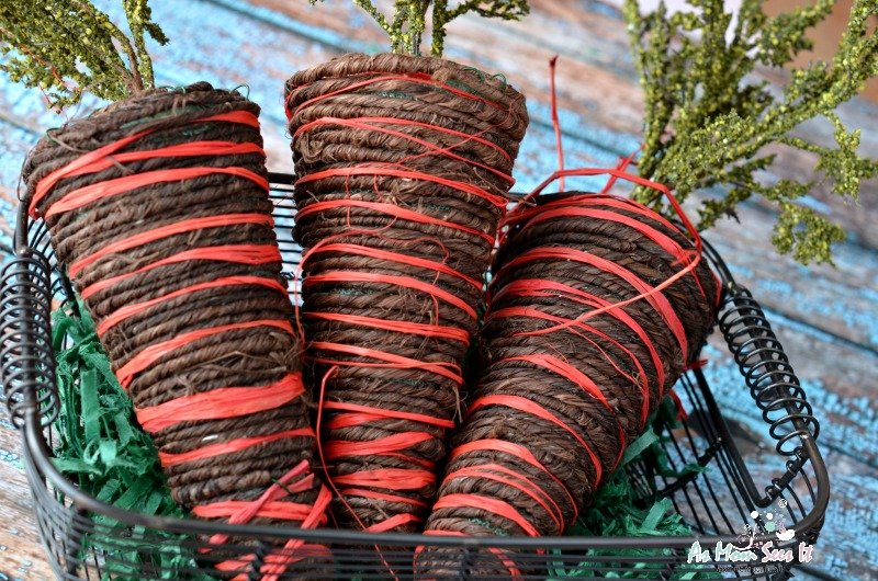 Twine Carrots For Easter.