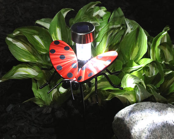 A cute ladybug light.