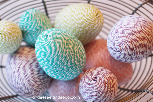 Bakers Twine Easter Eggs.