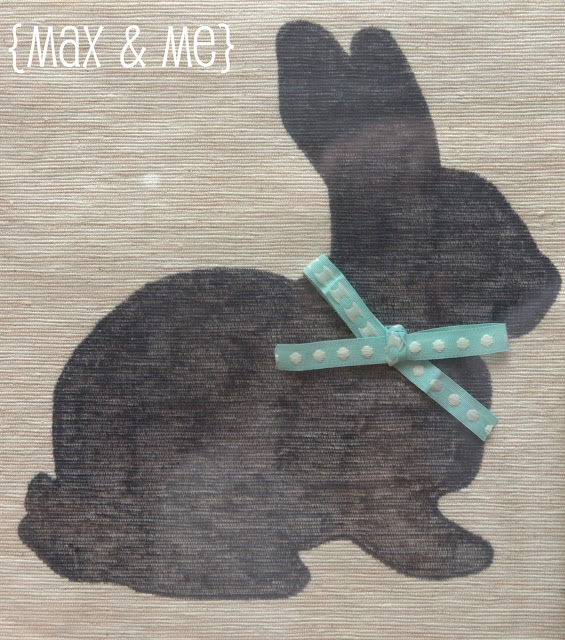 Bunny Silhouette Art.