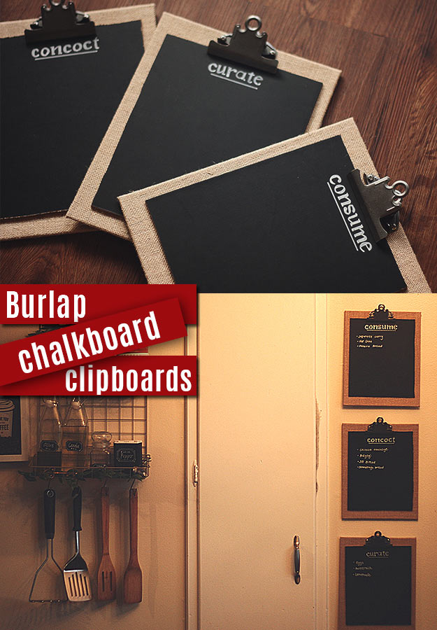 Chalkboard Clipboards.