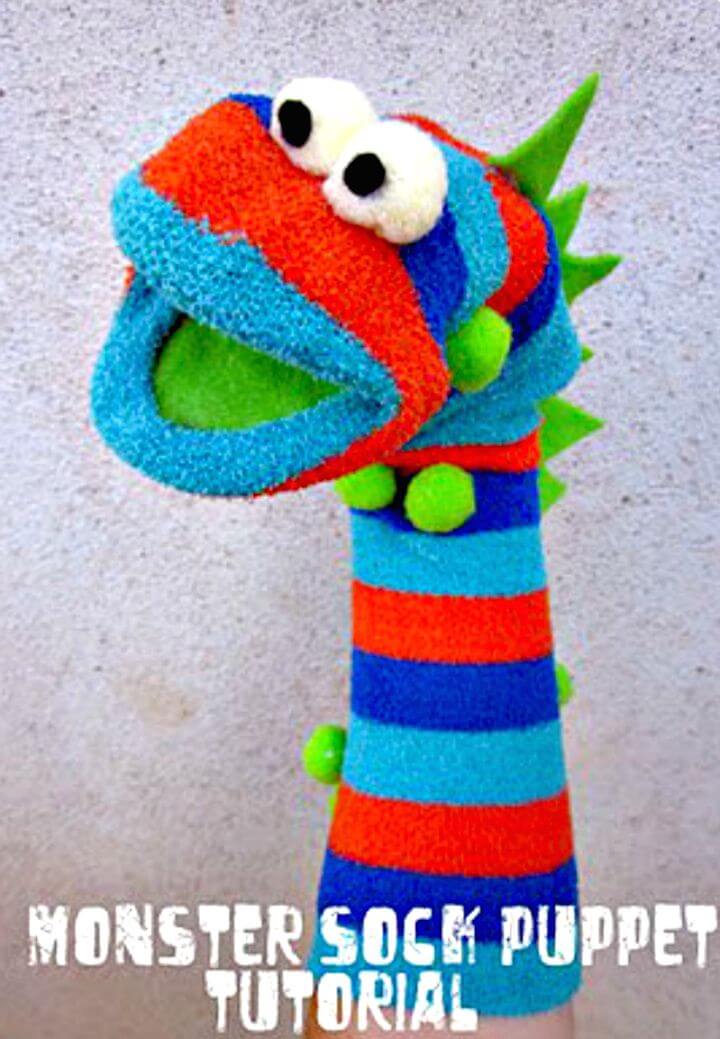Create Monster Sock Puppet.