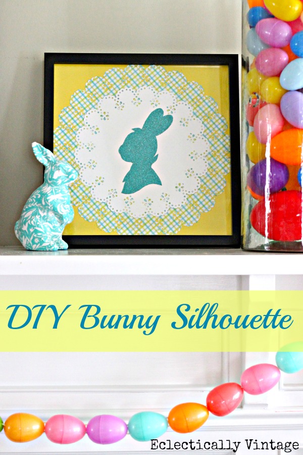 DIY Bunny Silhouette.