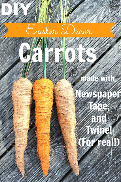 DIY Easter Carrots.