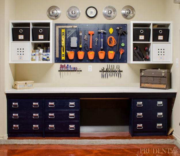 DIY Garage Workbench.