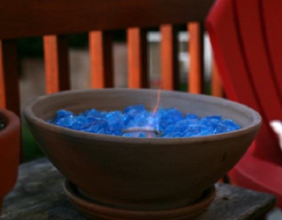 DIY Tabletop Fire Bowl.