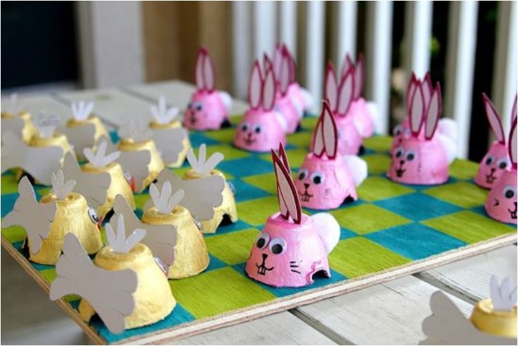 Easter Checkers.