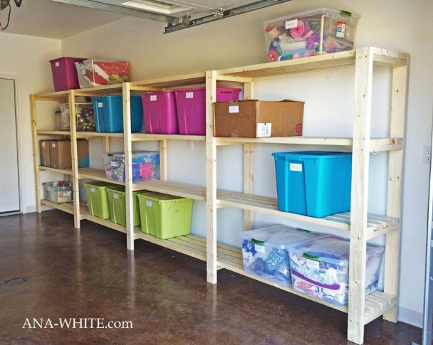 Economical Garage Shelving.