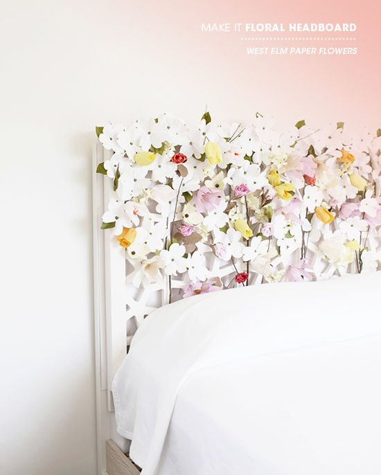 Floral Headboard.