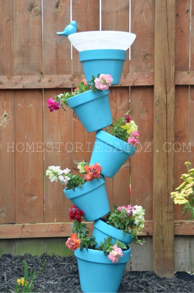 Garden Planter and Bird Bath.