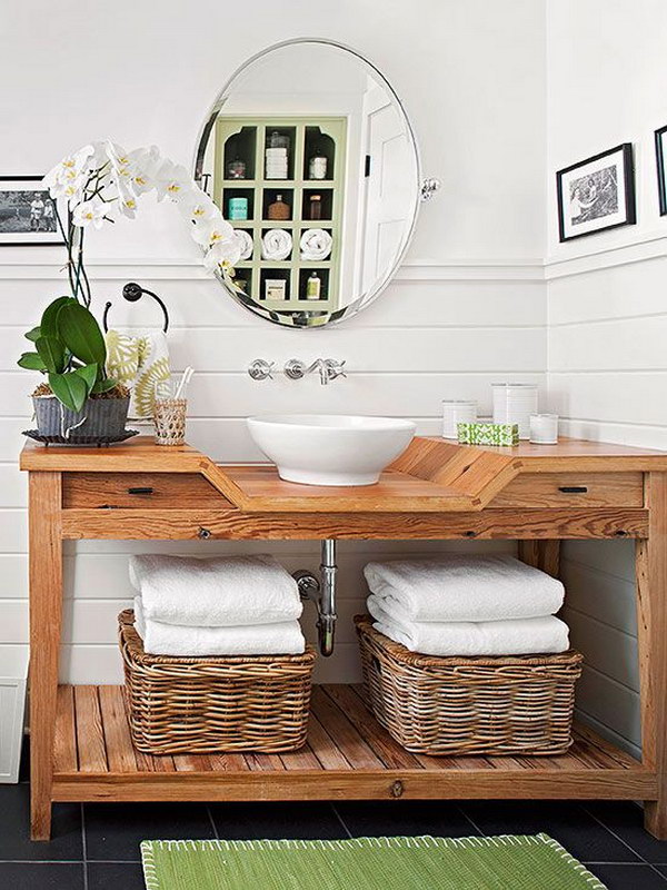 Modern Rustic Bathroom Design.