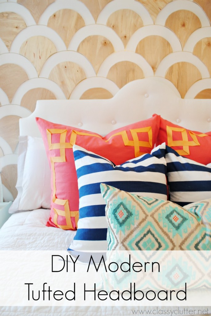 Modern Tufted Headboard.