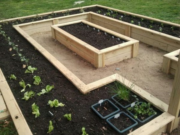 Practical Yet Very Pretty Raised Bed Garden.