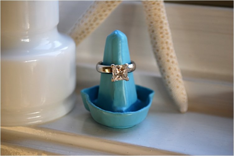 Ring Holder Made From A Recycled Egg Carton.
