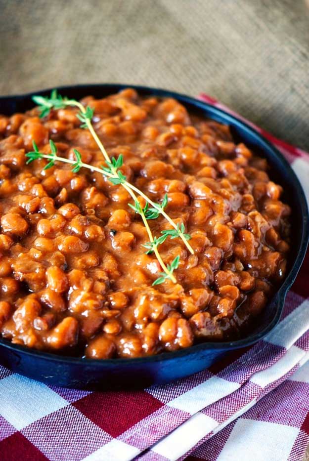 Slow Cooker BBQ Beans.