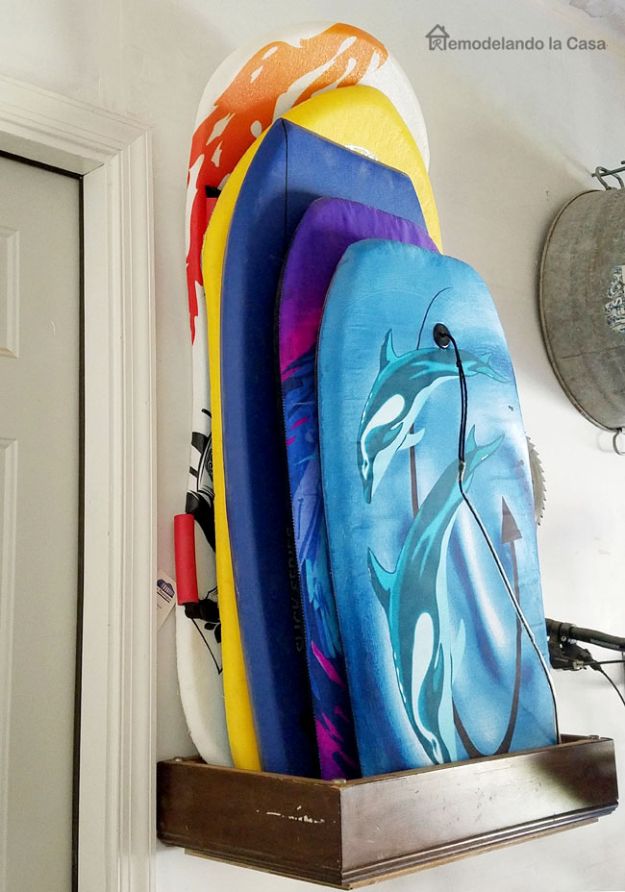 Snow & Boogie Board Storage