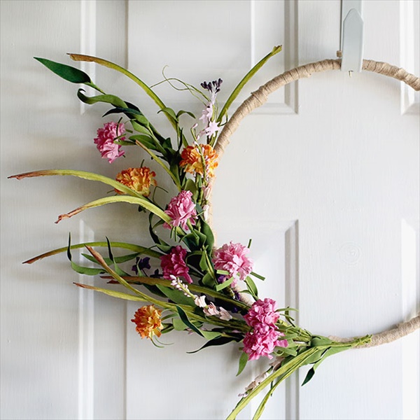 Spring Wreath Tutorial.