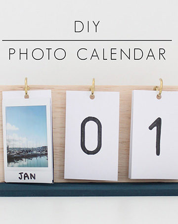 Super Easy DIY Photo Calendar.