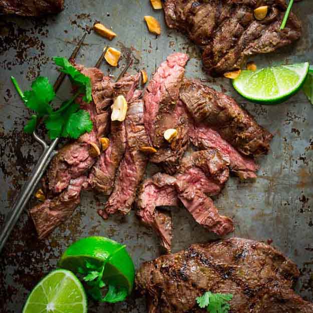 Thai Coconut Grilled Skirt Steak.