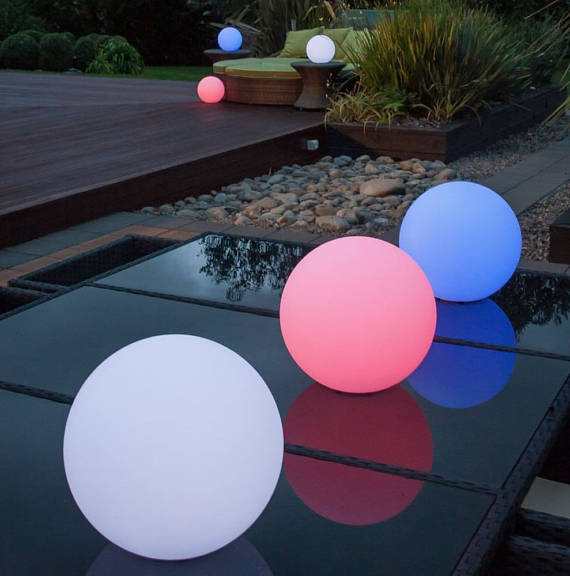 Try these LED floating balls.