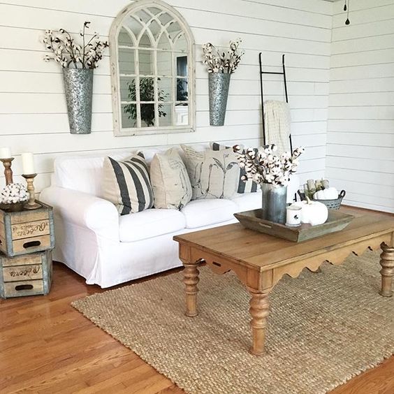 Vintage Warehouse Window Frame Mirror and Metal Wall Vases.