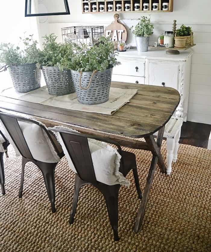 X Leg Farmhouse Table.