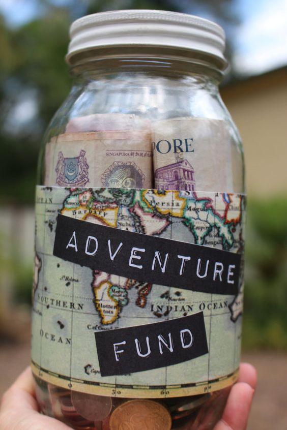 Adventure Fund Jar.