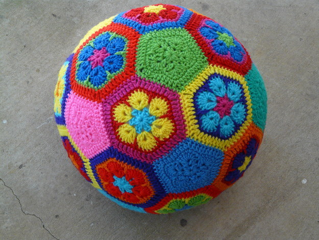 African Flower Soccer Ball.