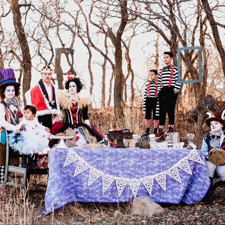 Alice in Wonderland Family Costumes.
